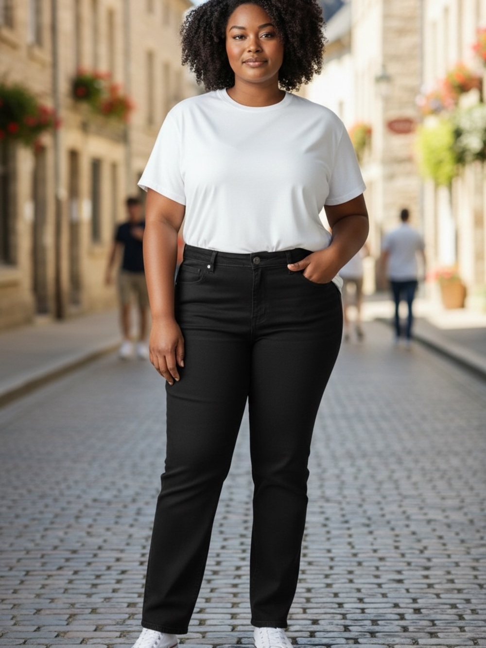 Classic High-Rise Black Women’s Lee Jeans Size 20W Petite